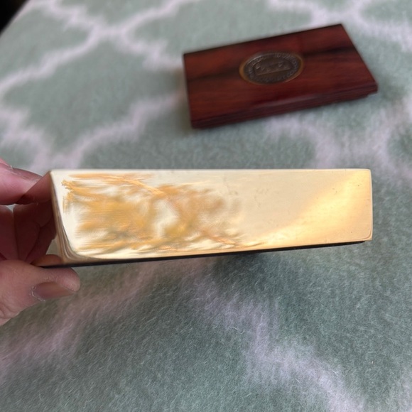 Solid brass and wood lid American Bankers Association Box - Picture 4 of 11